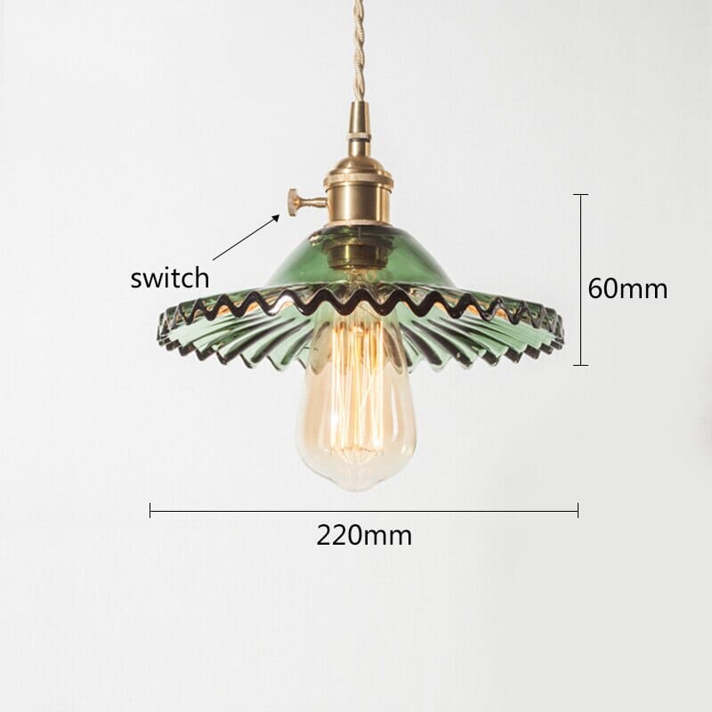 Závěsná lampa Marwood s tkaným sklem | Lersk