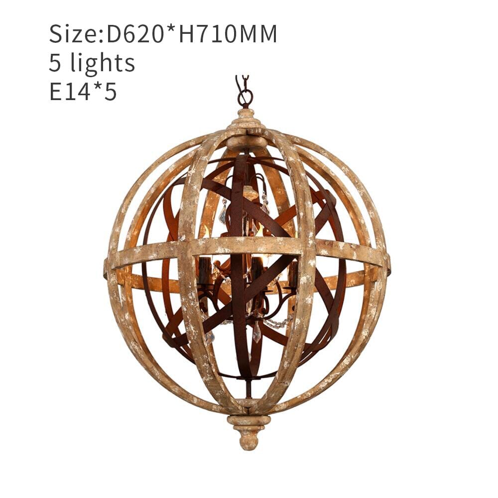 Heirloom Wooden Chandelier | Lersk
