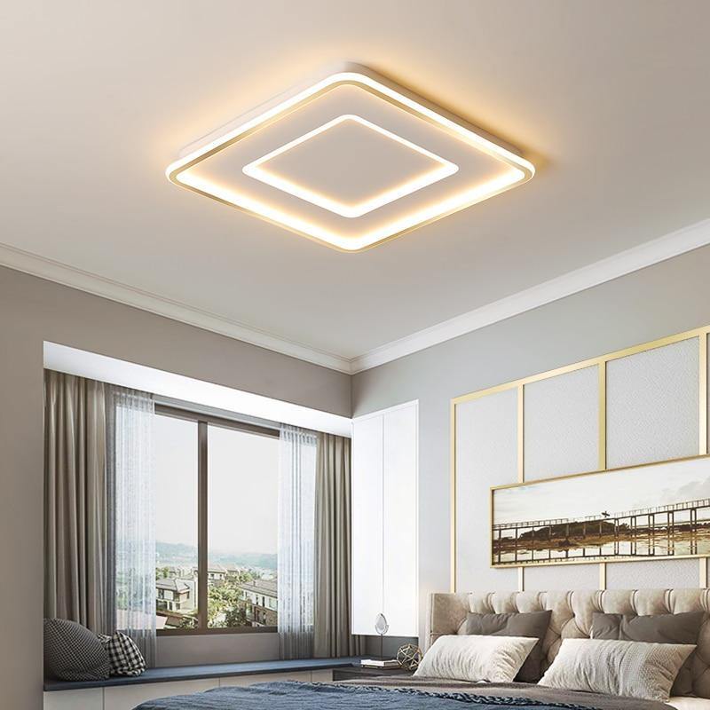 Luz de Techo Rectangular con Diseño Geométrico | Lersk