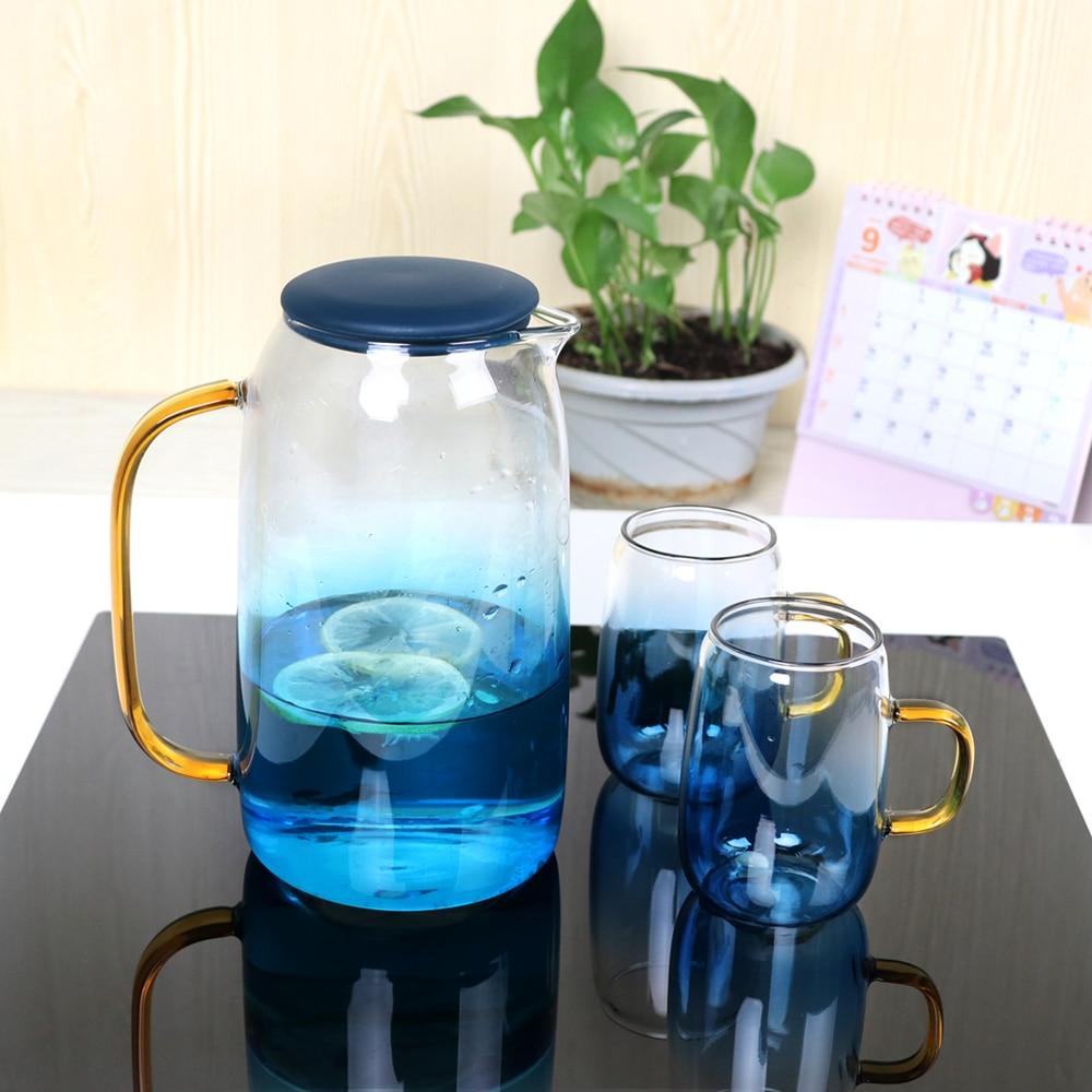 Azure Ombre glas kande sæt | Lersk