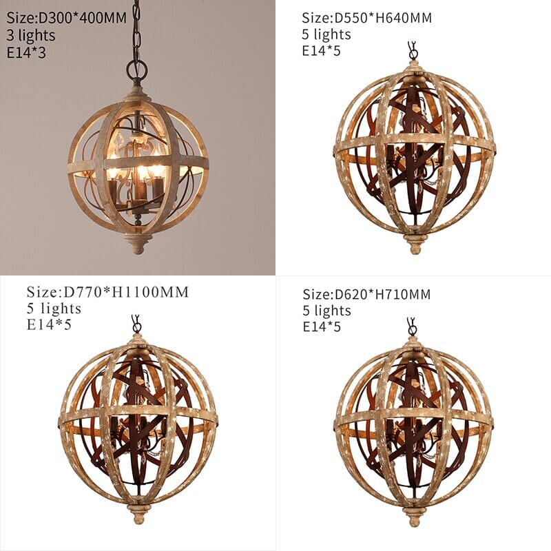 Heirloom Wooden Chandelier | Lersk