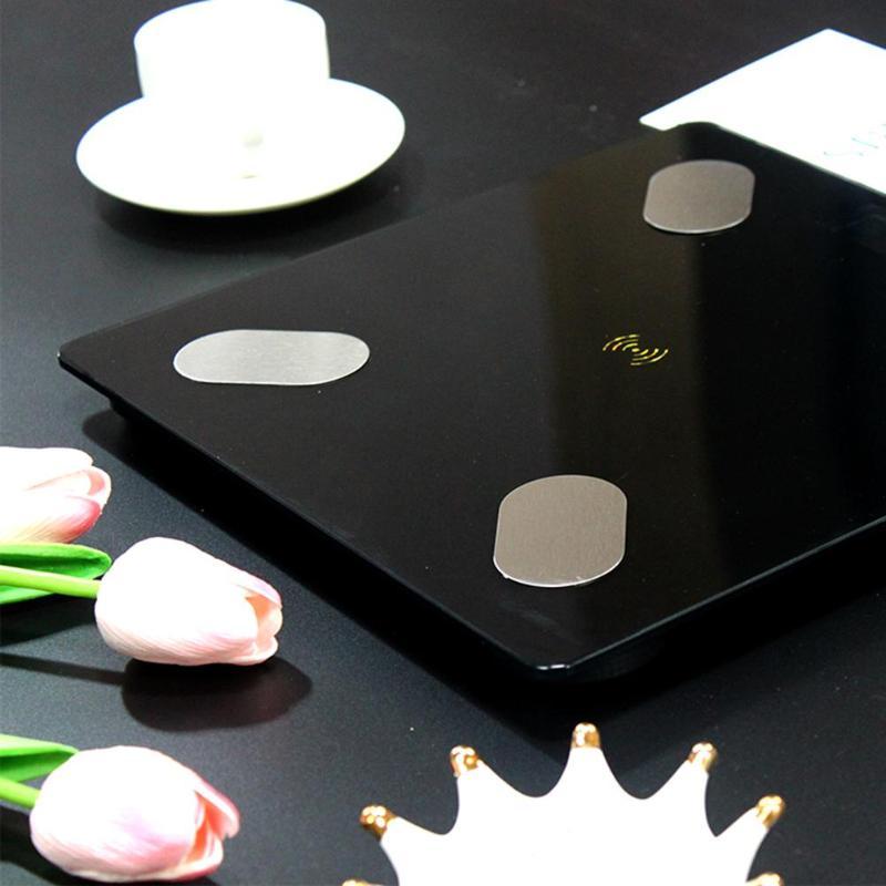 Viora Bluetooth Intelligente Körperwaage mit gehärtetem Glas | Lersk