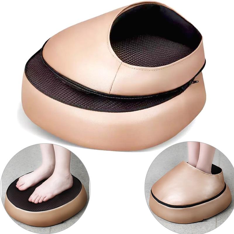 CalmPulse Shiatsu Opvarmet Luftkompressions Fodmassageapparat med 15-minutters Spa-lindring | Lersk
