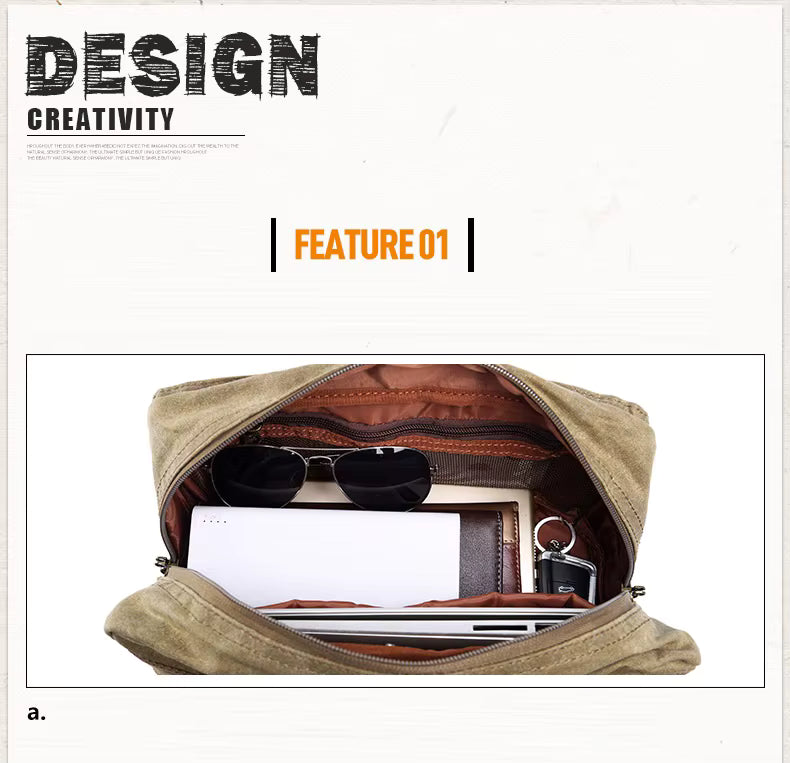 Rivelo Voyager | Waterproof Waxed Canvas Camera Backpack | Lersk