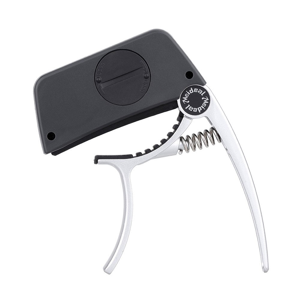 TuneGrip Capo en Tuner 2-in-1 Gitaaraccessoire met LCD-scherm voor snelle, nauwkeurige stemming | Lersk