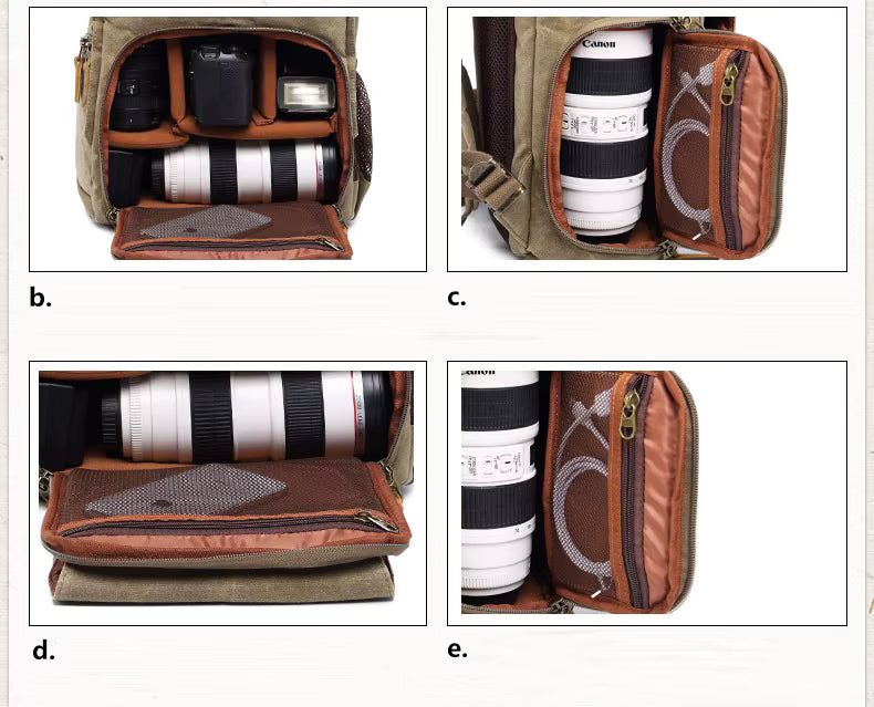 Rivelo Voyager | Waterproof Waxed Canvas Camera Backpack | Lersk