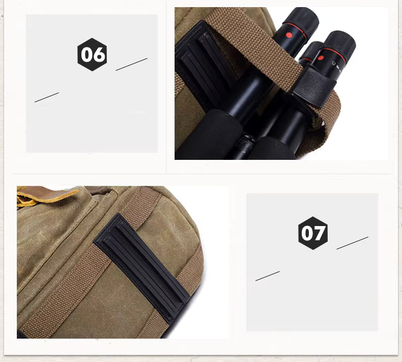 Rivelo Voyager | Waterproof Waxed Canvas Camera Backpack | Lersk