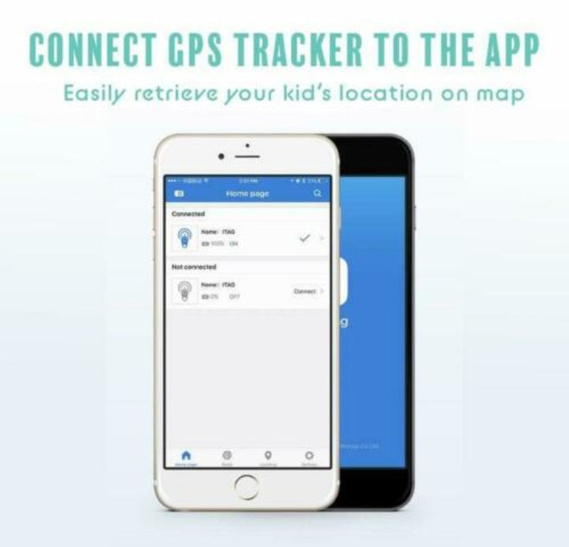 Mini GPS-tracker til børn og kæledyr Realtidsplacering for forældre | Lersk