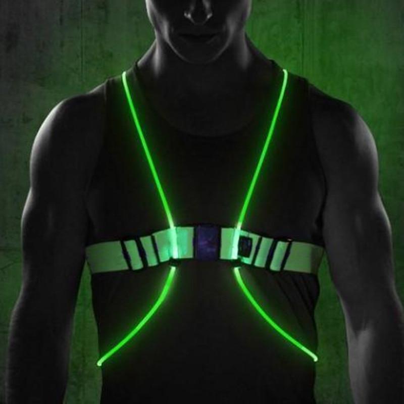 LumaRun Illuminated Running Vest | Flashing High Visibility | Lersk