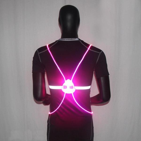 LumaRun Illuminated Running Vest | Flashing High Visibility | Lersk
