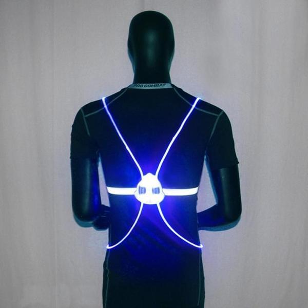 LumaRun Illuminated Running Vest | Flashing High Visibility | Lersk