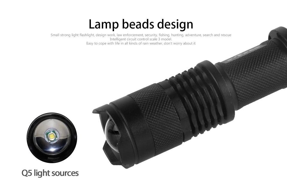 Kompaktes 3000 Lumen Fahrradlicht mit einstellbarem Fokus | Lersk