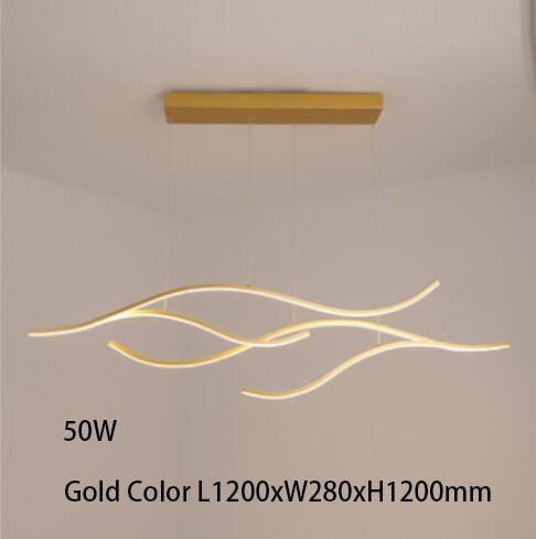 LuminaNova Geometrischer LED-Kronleuchter mit abstraktem Design | Lersk
