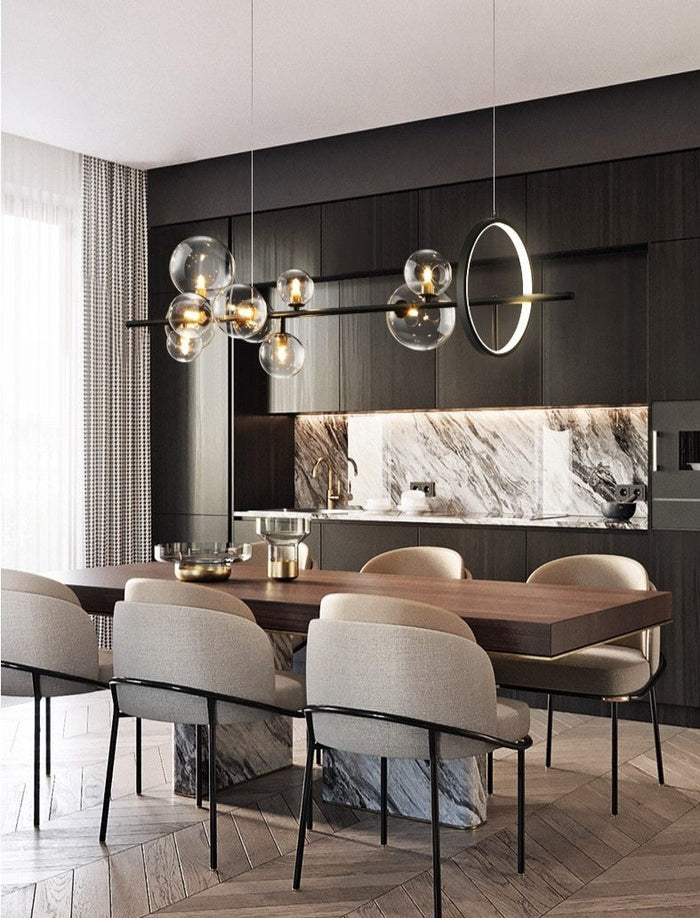Závěsná lampa Aurelia Glass Bubble pro luxusní interiéry | Lersk