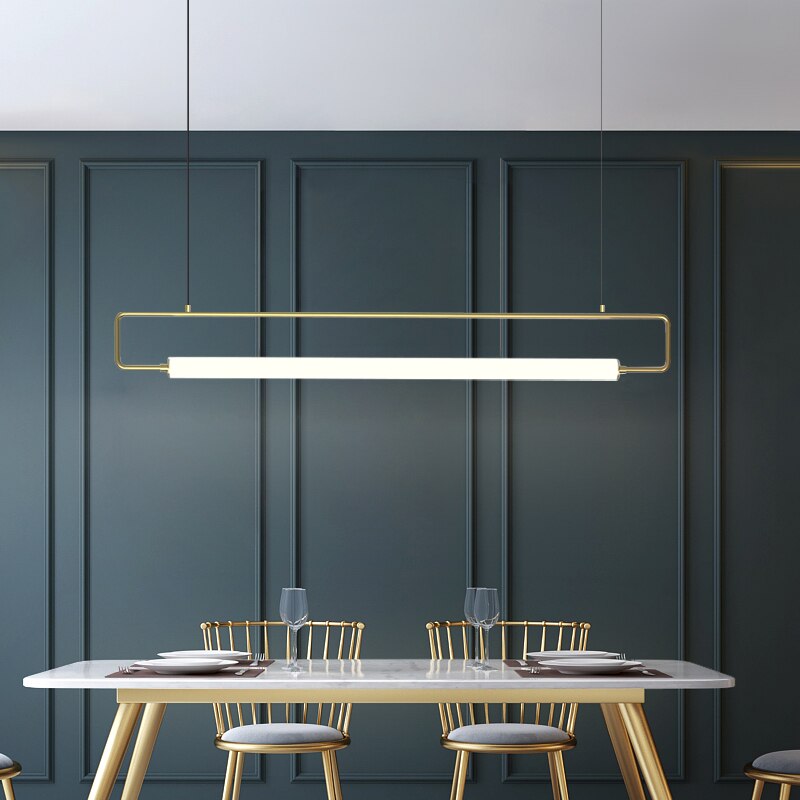 Nordis Arc Dining Bar Chandelier Black Minimalist Light | Lersk
