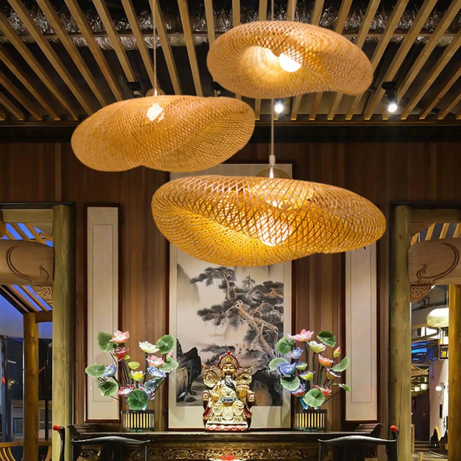EcoLantern Bamboo LED Pendant Light For Warm Cozy Eco Friendly Homes | Lersk