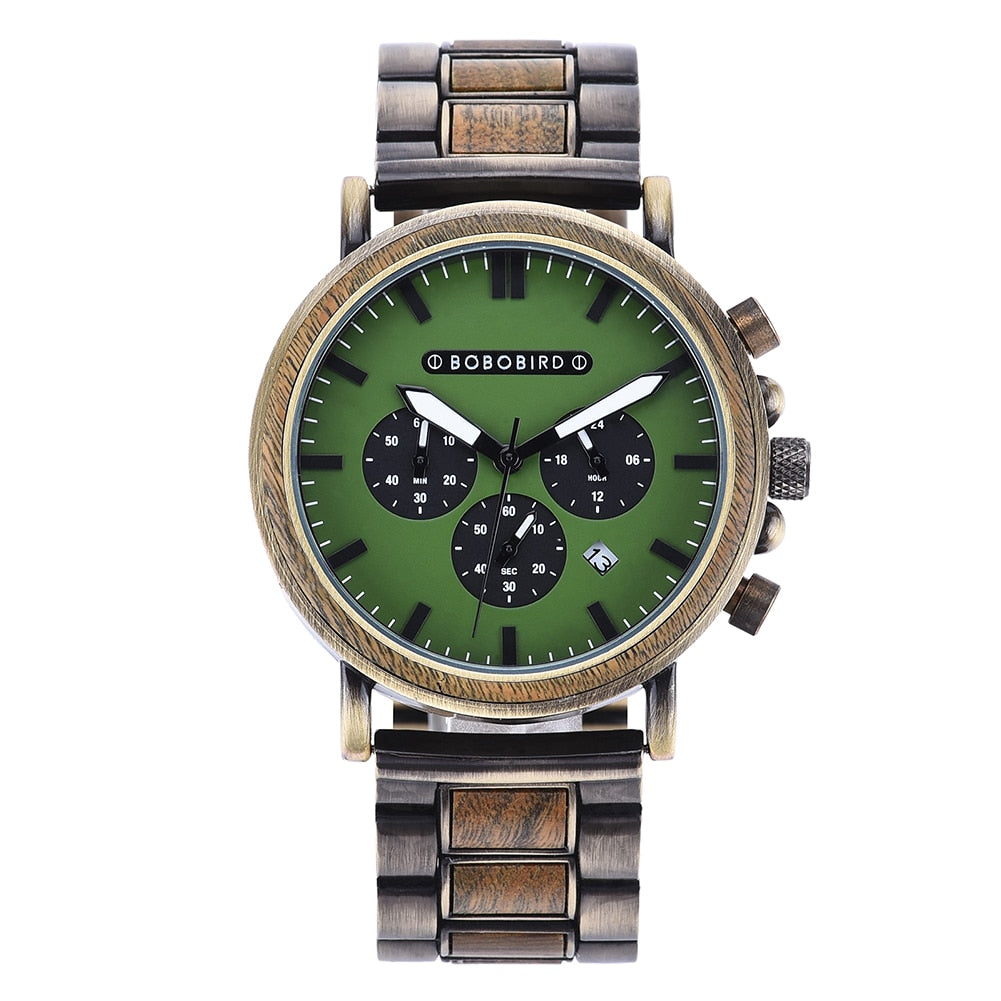 TimberLuxe Wooden Watch 3ATM Water-Resistant Gift Box | Lersk