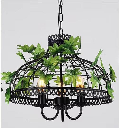 Thornwell Vintage Iron Cage Chandelier | Lersk