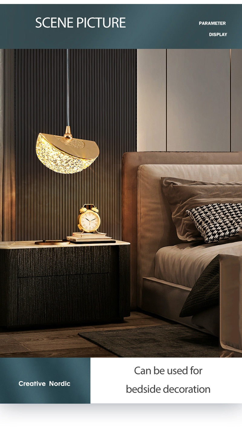 Aurelia Nordic 3-Style LED Pendant Light with Warm Glow | Lersk