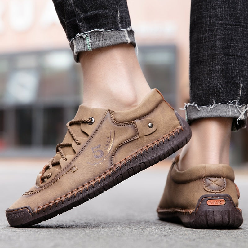 Orthopedic Leather Shoes For Men For Everyday Use And Travel Comfort All Day Wear | Lersk