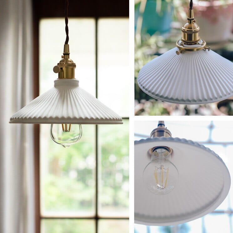 Liora | Białe ceramiczne lampy wiszące | Lersk