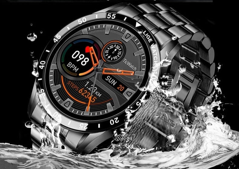 Luxuriöse 4G-Smartwatch mit elegantem Connected-Design für Anrufe und Nachrichten unterwegs | Lersk