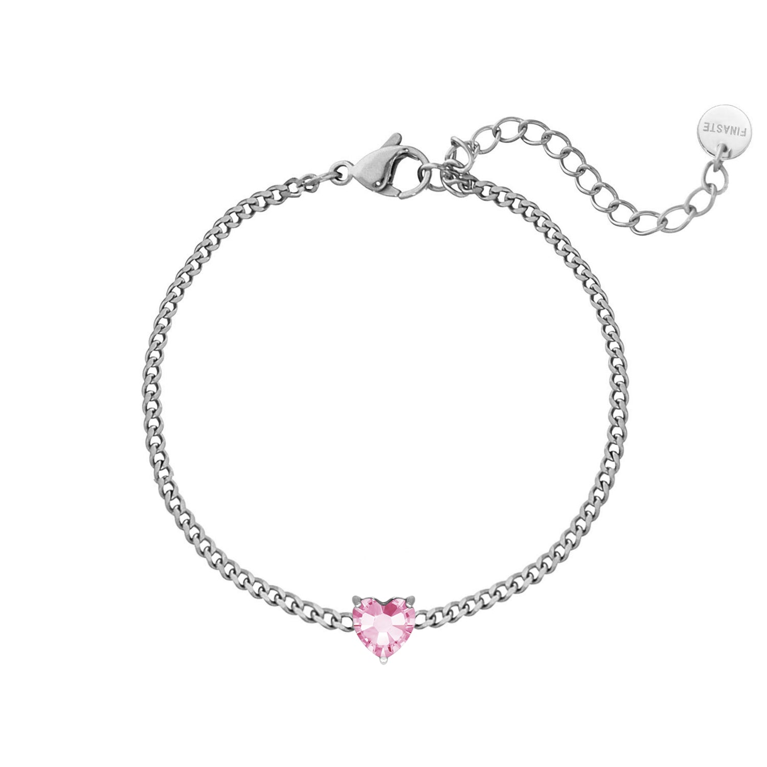Birthstone Heart Bracelet For Her Meaningful Gift Jewelry | Lersk