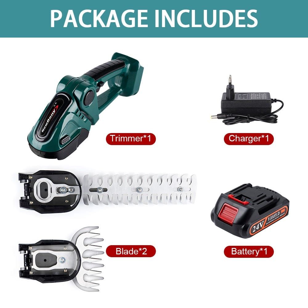 HedgeGenie 2 In 1 Cordless Hedge Trimmer For Homeowners Easy Precise Control | Lersk