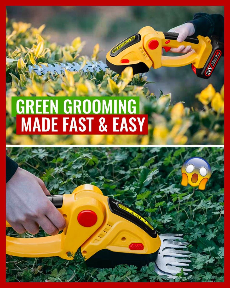 HedgeGenie 2 In 1 Cordless Hedge Trimmer For Homeowners Easy Precise Control | Lersk