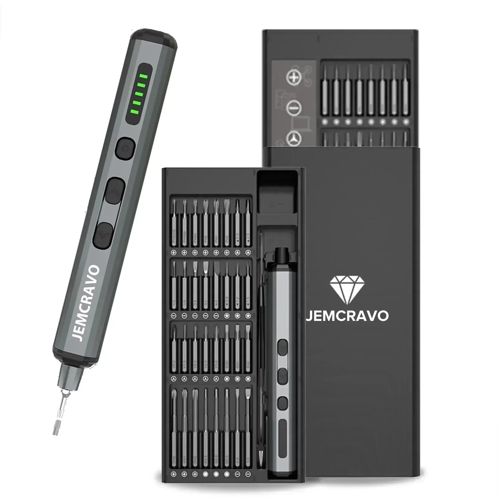 LumaGrip 68v1 Precizní elektrická sada šroubováků s LED | Lersk