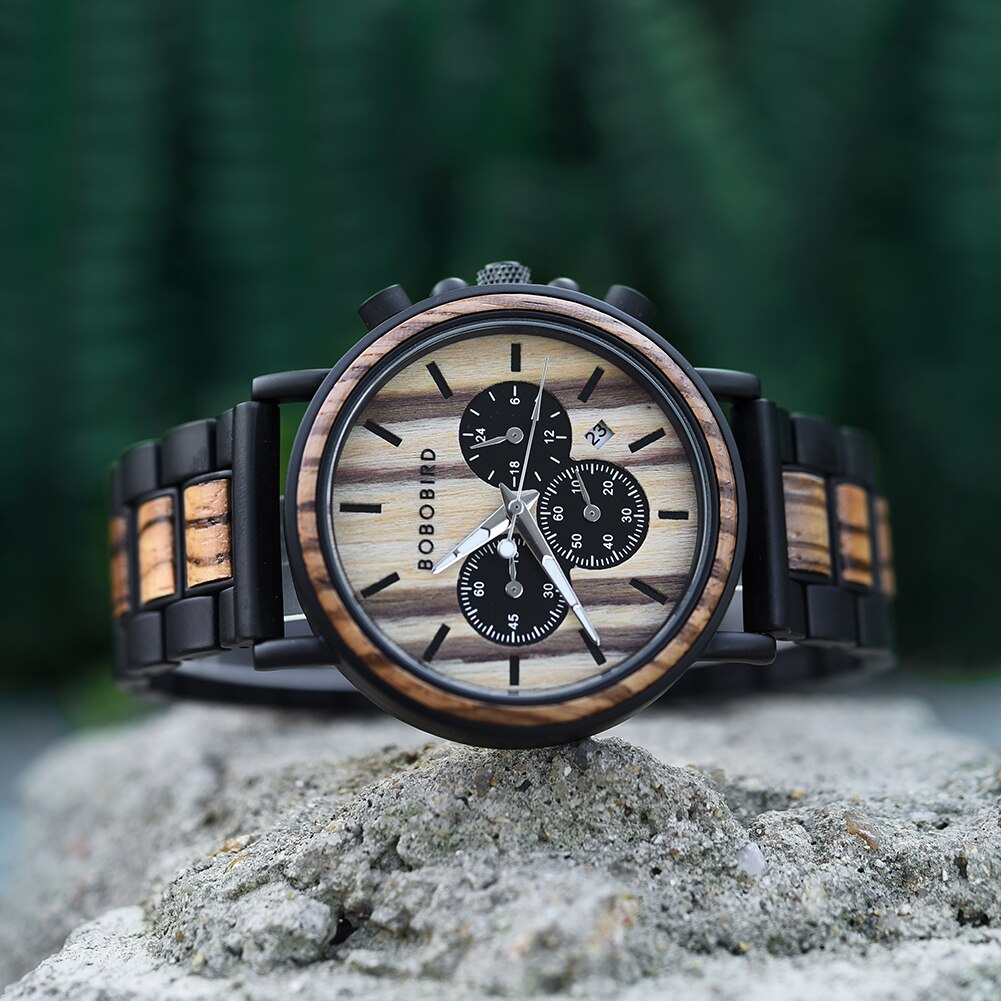 TimberLuxe Wooden Watch 3ATM Water-Resistant Gift Box | Lersk