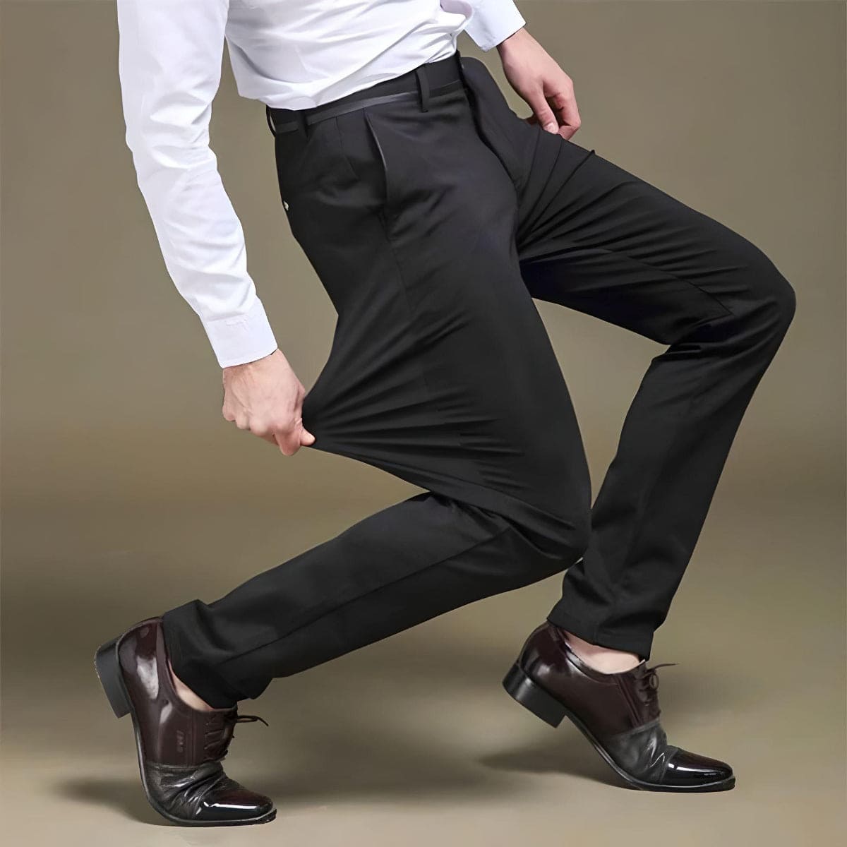 Caldor Slim Stretch Men's Trousers In Classic Style With Flexible Waistband | Lersk