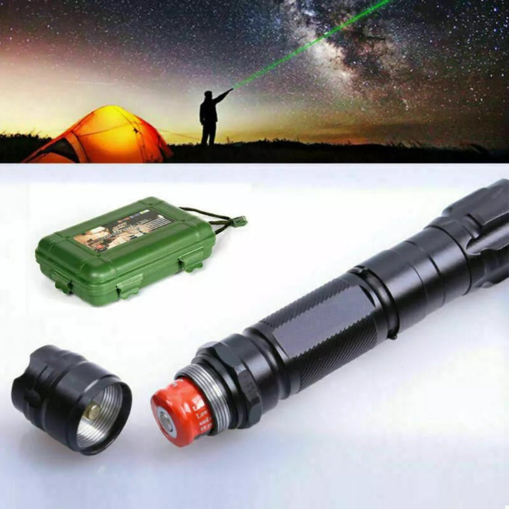 USB Rechargeable High Power Green Laser Pointer Long Range Tool | Lersk