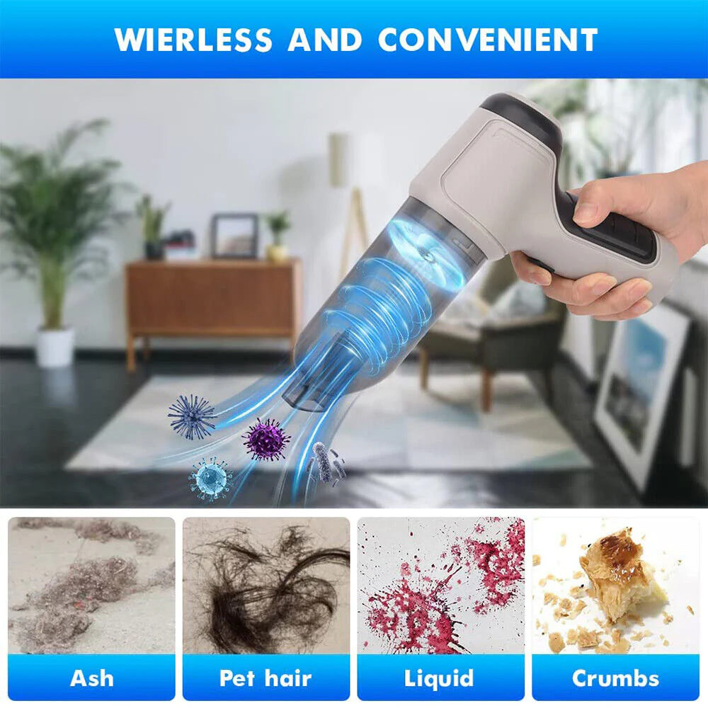 LuminaVac Cordless Handheld Vacuum For Home And Car | Lersk