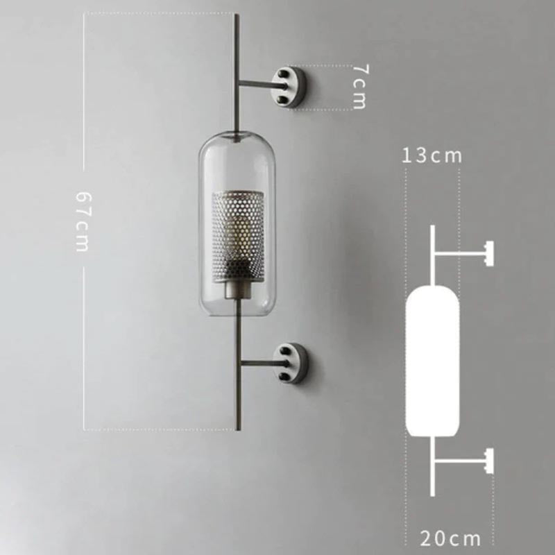 Nástěnná lampa LumaHex Honeycomb Orb s teplým zlatým světlem | Lersk