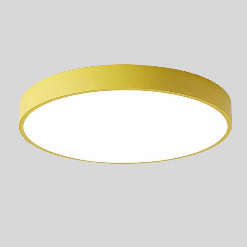ضوء سقفي دائري LED على الطراز الإسكندنافي بإضاءة ناعمة وتصميم بسيط لغرف النوم ومناطق العمل | Lersk