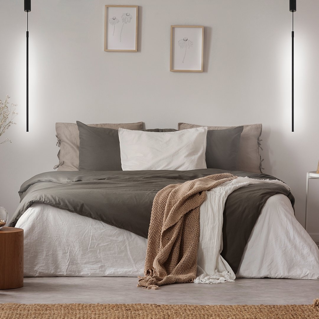 AsterLume Pendel Lys - Justerbar LED Med Fjernbetjening | Lersk