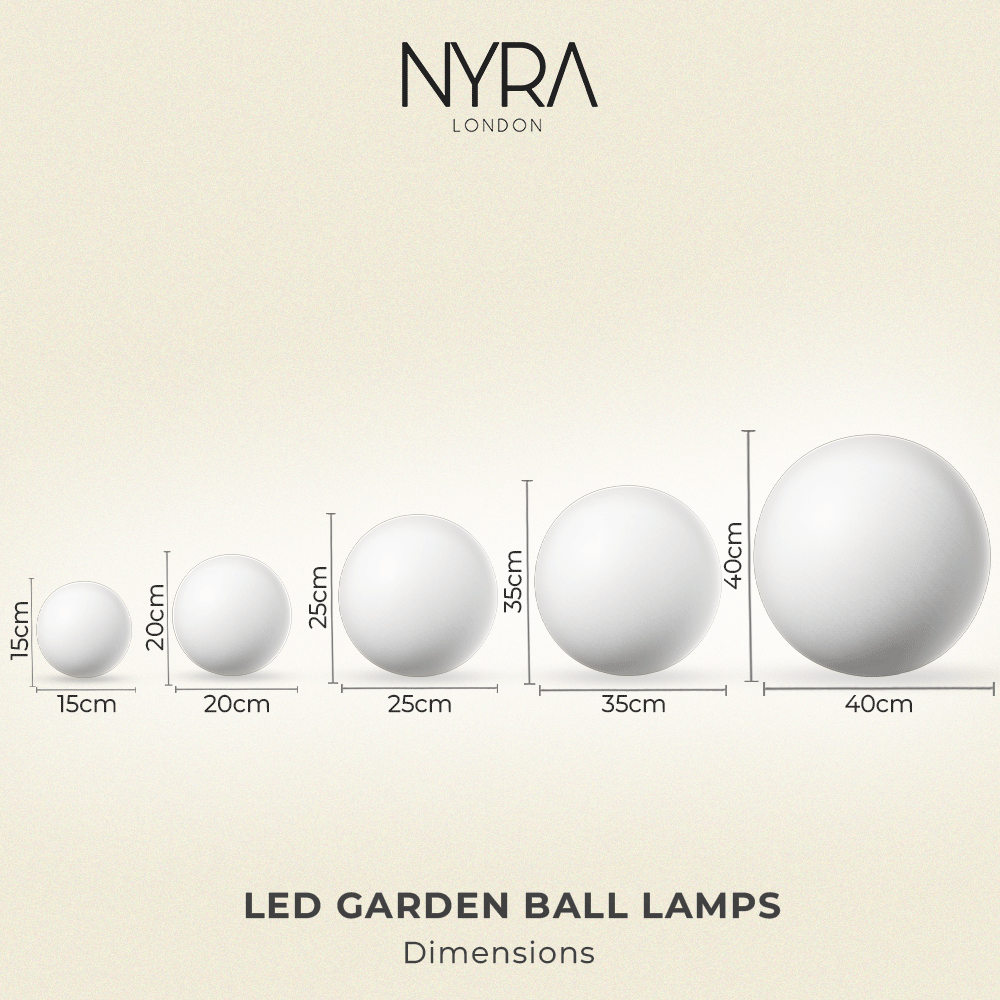 LumaSphere LED zahradní koule | Lersk