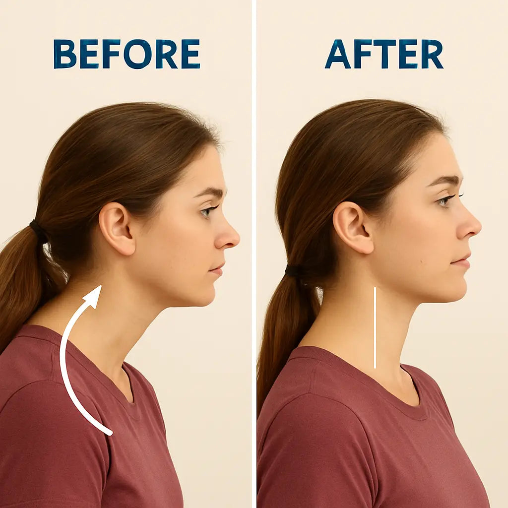 Cervical Stretch Pillow for Neck Tension Relief & Posture Support | Lersk