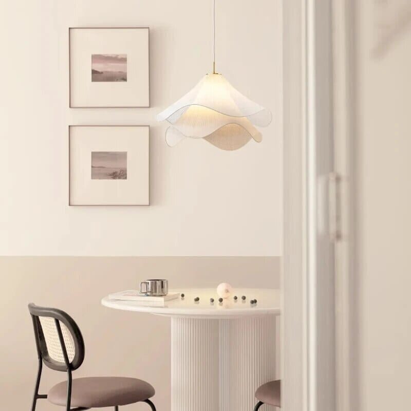 Fleurine French-Style Fabric Floral Chandelier | Lersk