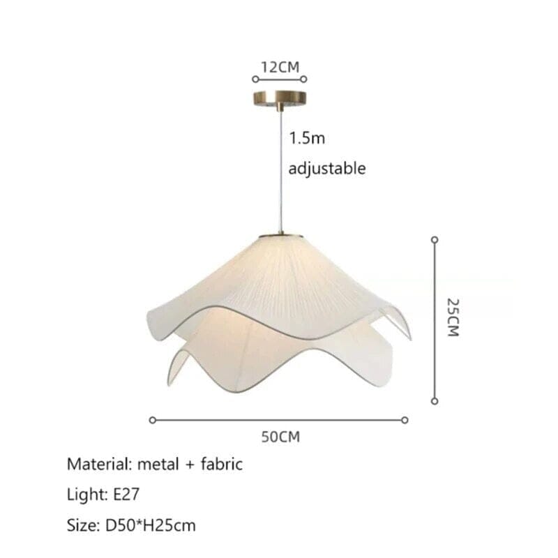 Fleurine French-Style Fabric Floral Chandelier | Lersk