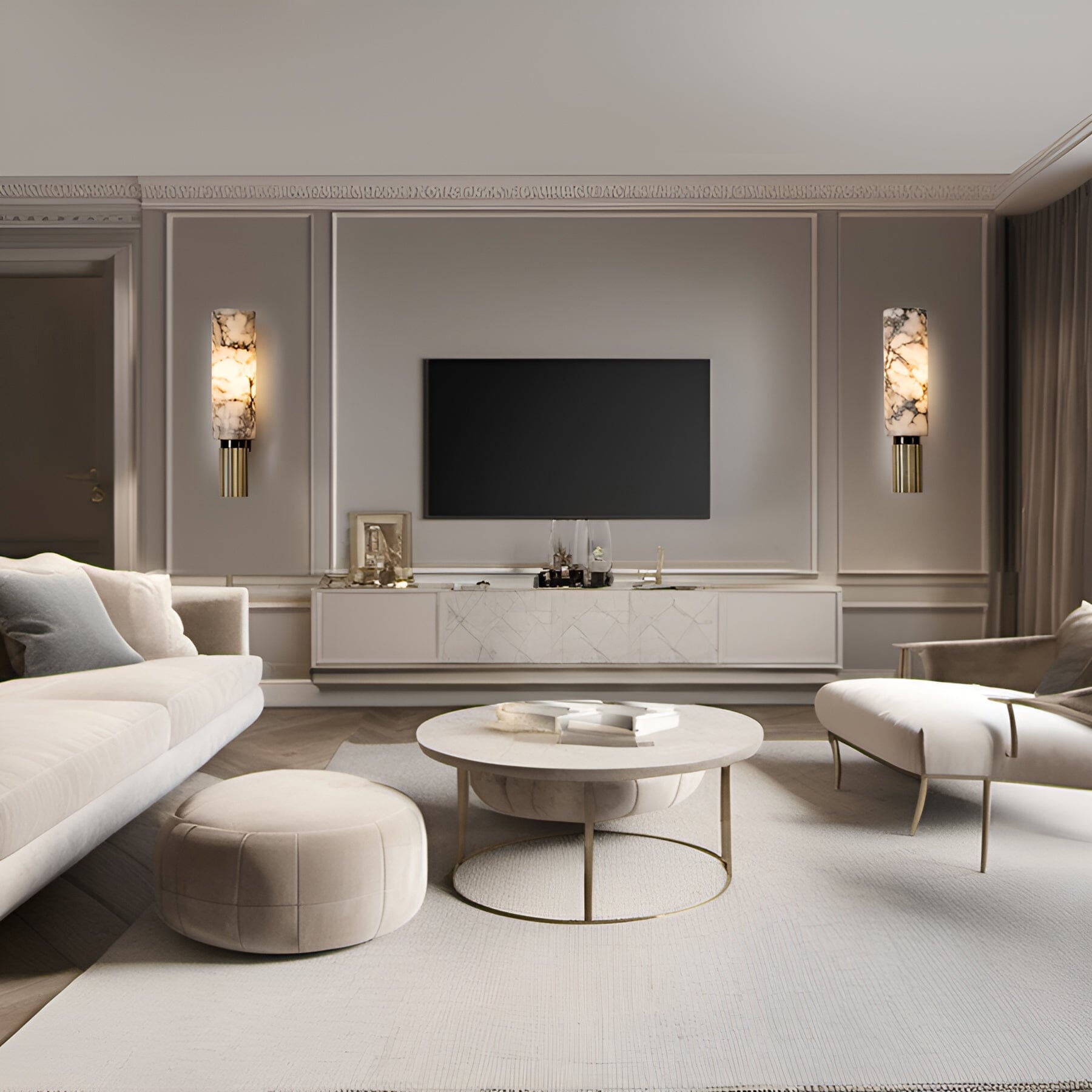 Loxley | Marble Wall Lamp | Lersk