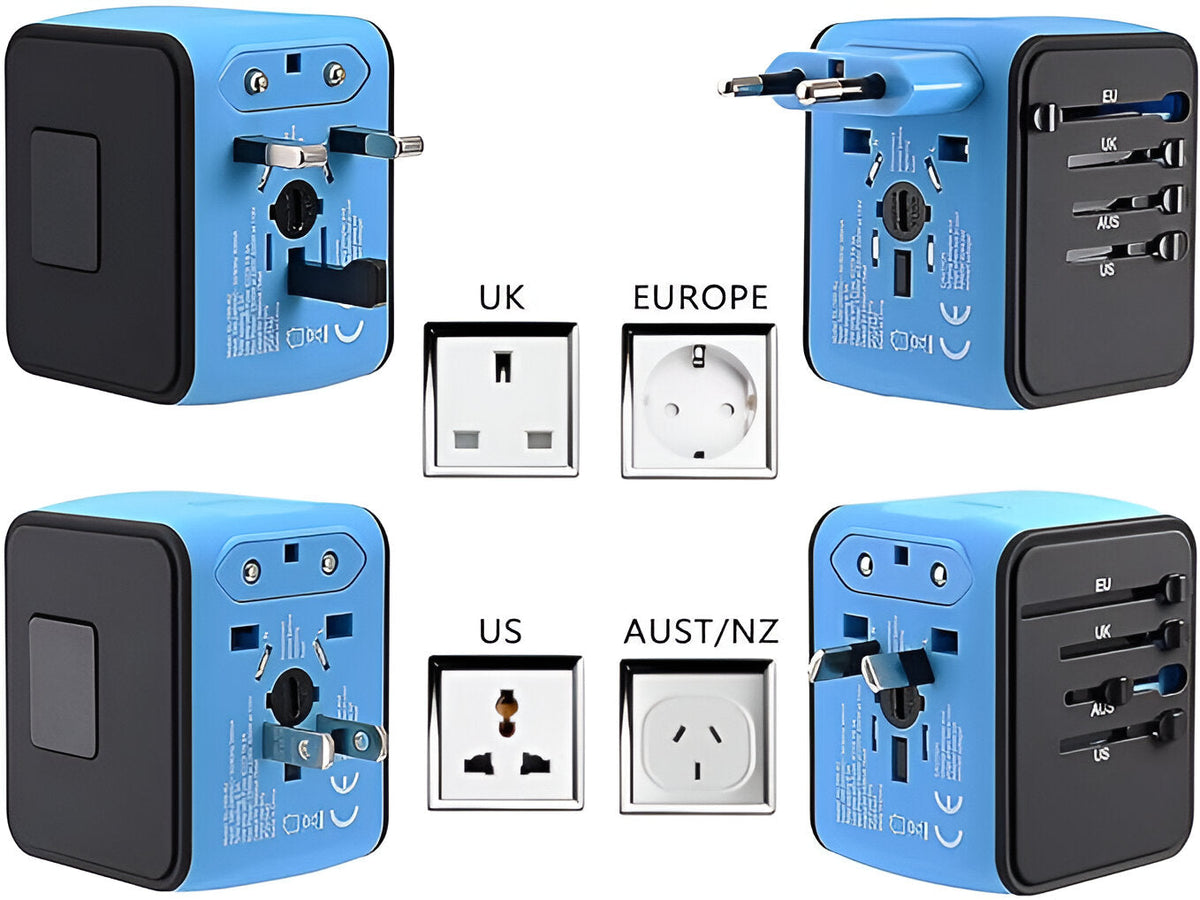 VoyagePro Universal Travel Adapter For 150+ Countries