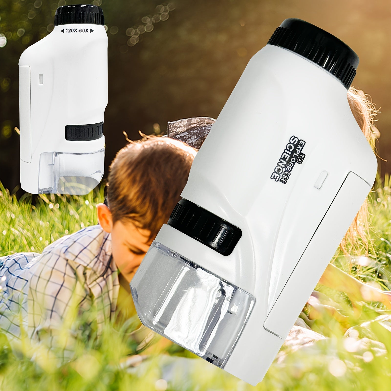 Mini mikroskop pro děti Objevte malé světy Přenosná vědecká sada | Lersk