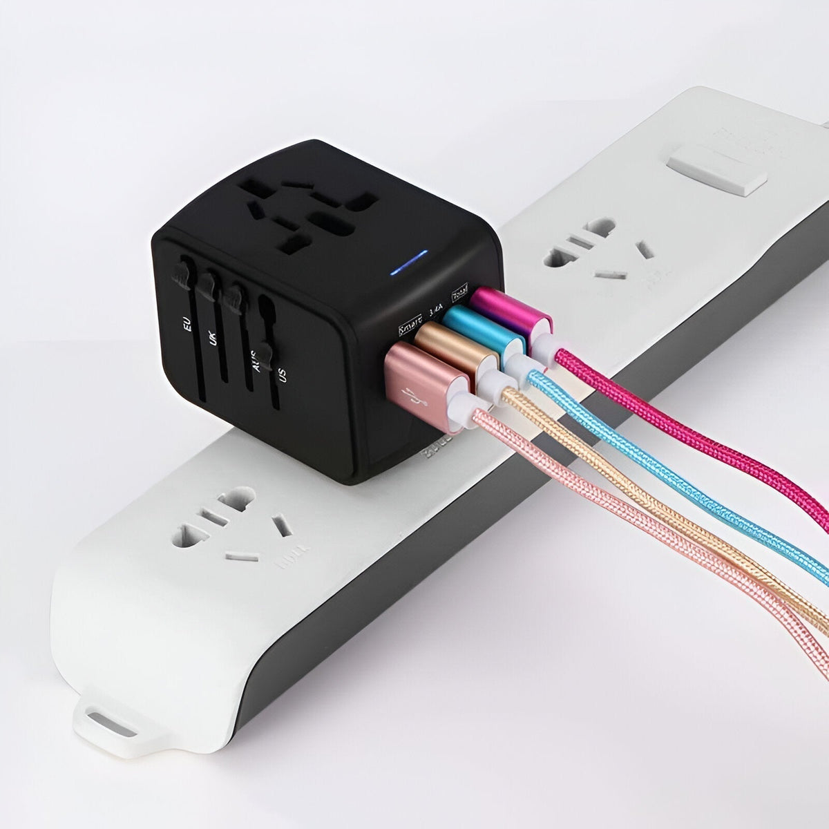 VoyagePro Universal Travel Adapter For 150+ Countries