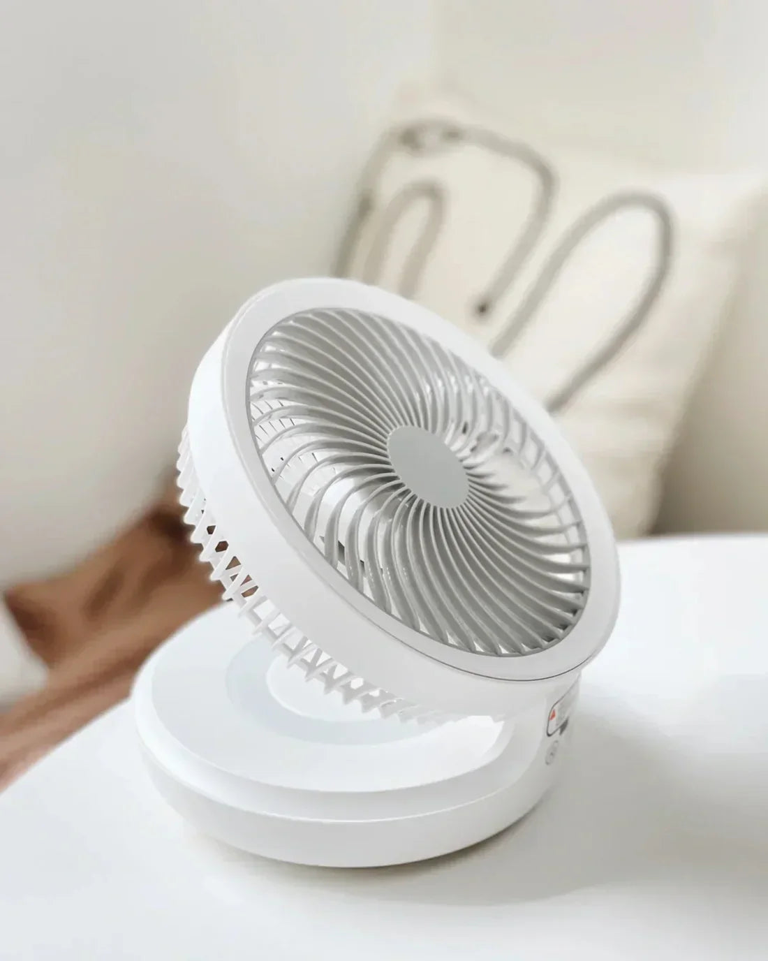 WallBreeze | Ventilatore da parete portatile USB, silenzioso per la casa | Lersk