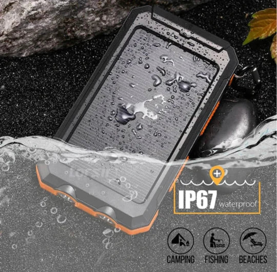 LyraCharge Solar Power Bank 30000mAh IP67 Waterproof | Lersk