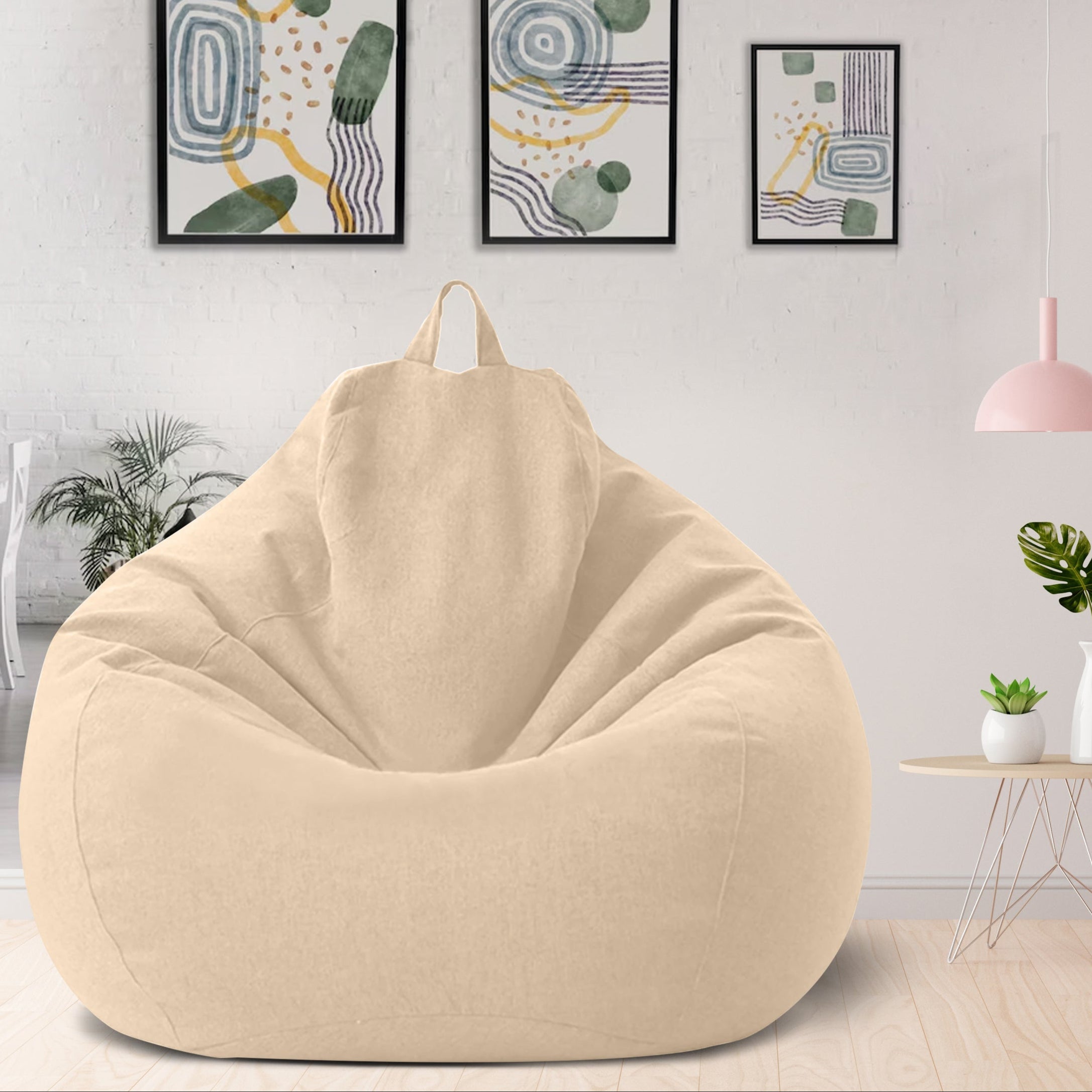 Luxusní lněný sedací vak pro ergonomické a stylové pohodlí v moderní domácnosti | Lersk