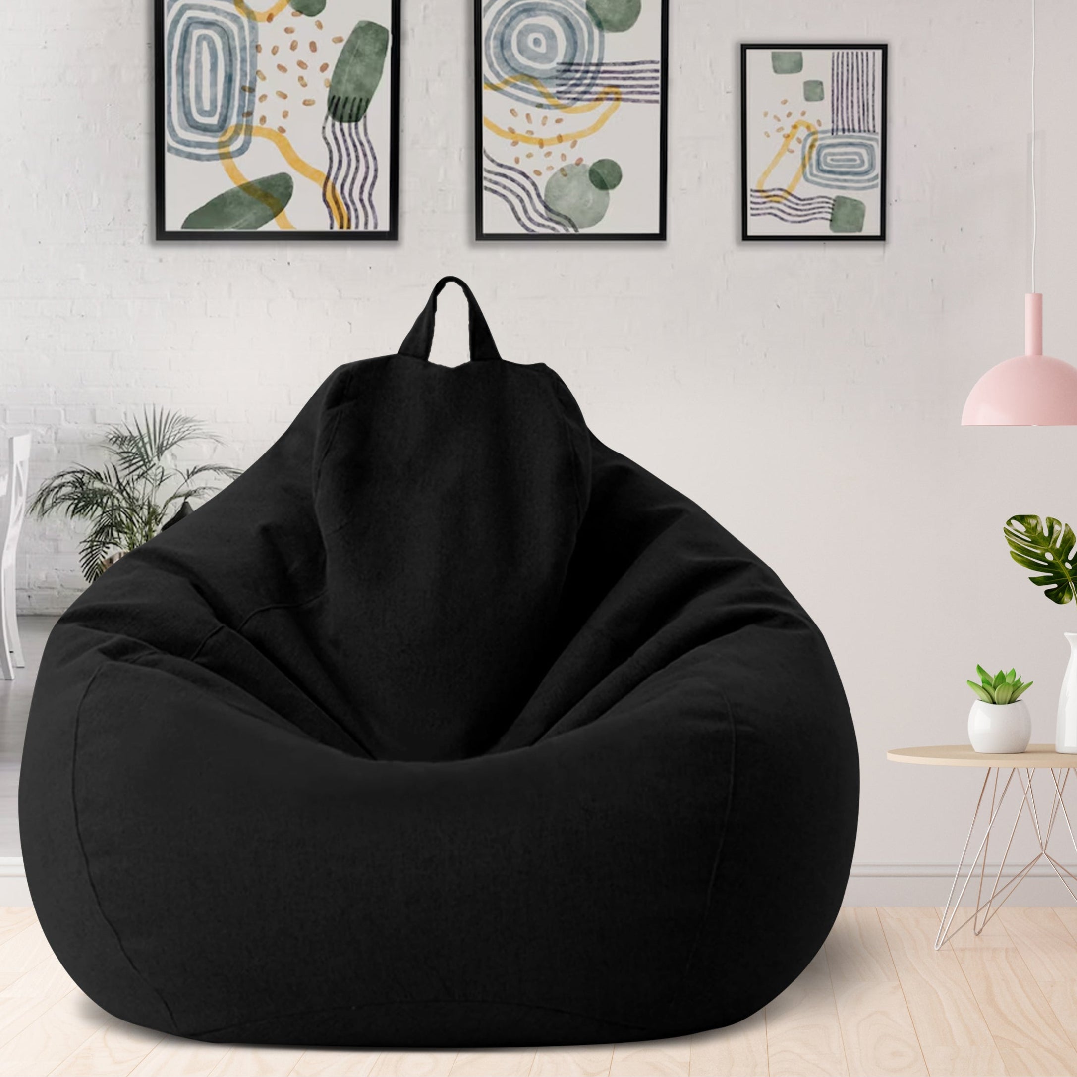 Luxusní lněný sedací vak pro ergonomické a stylové pohodlí v moderní domácnosti | Lersk