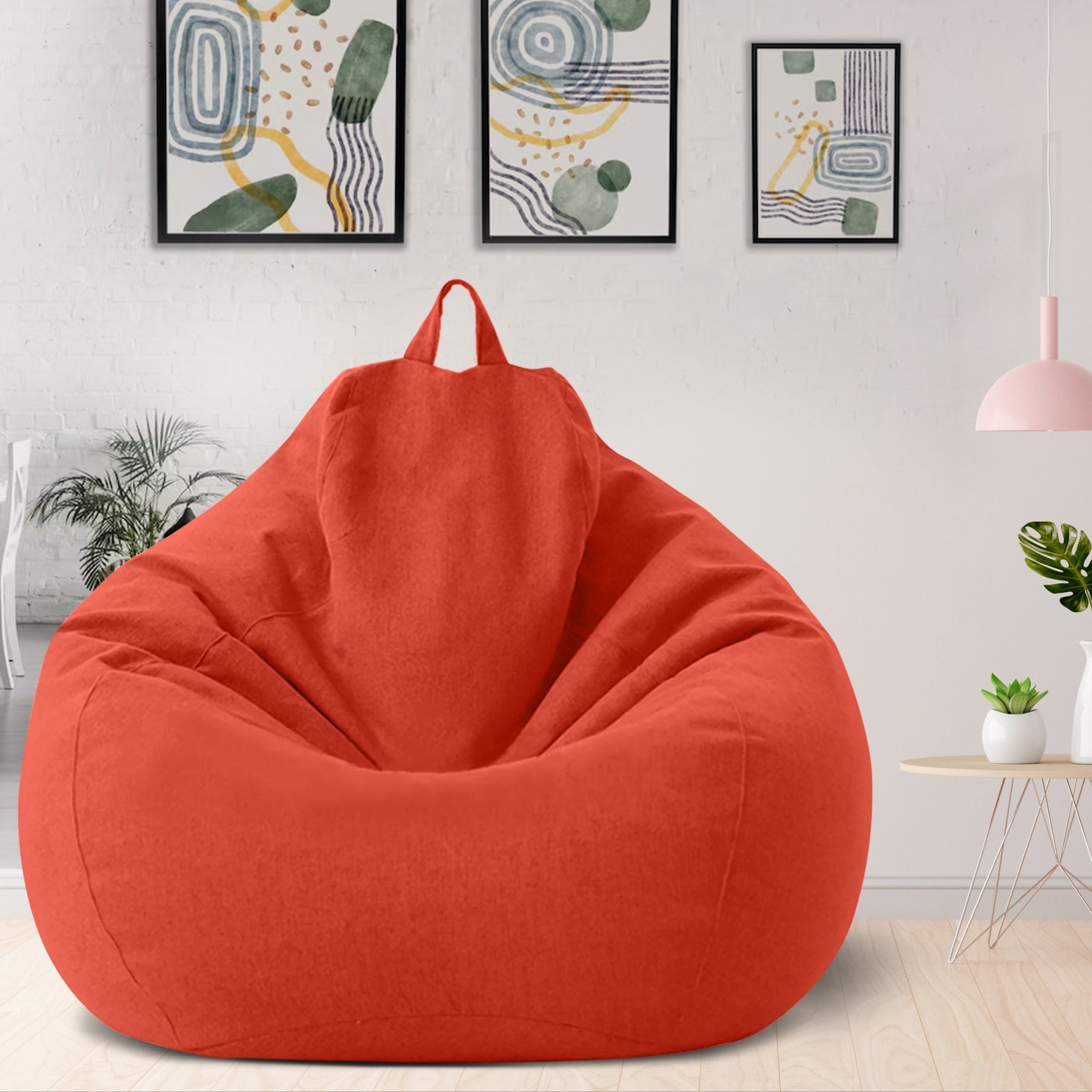 Luxusní lněný sedací vak pro ergonomické a stylové pohodlí v moderní domácnosti | Lersk